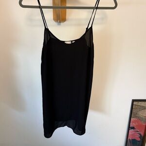 Wilfred Black Slip Dress